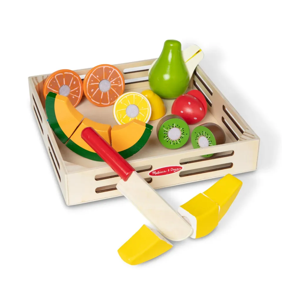 Melissa & Doug Cutting Fruit snijfruit houten 17-delig
