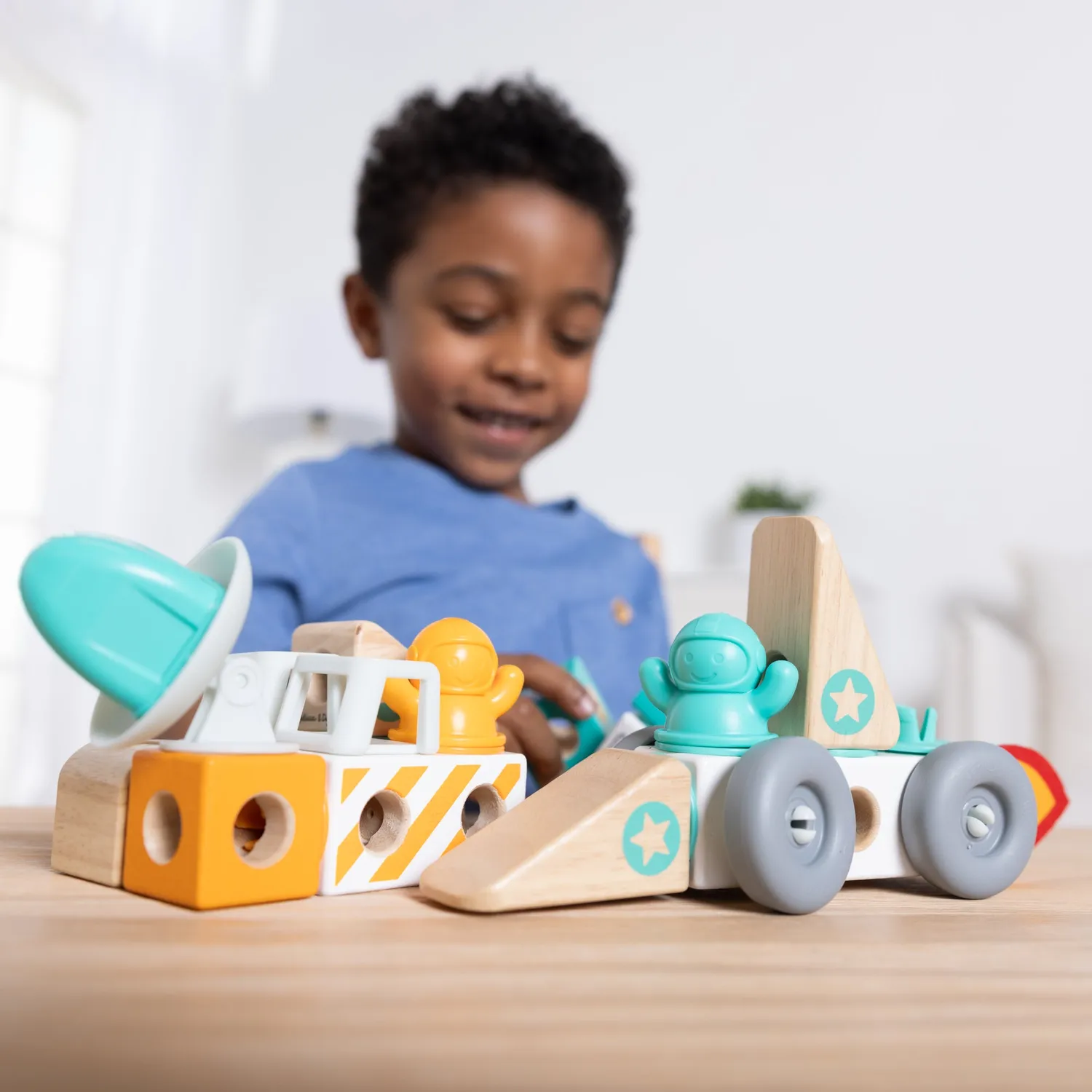 Melissa & Doug Blockables Space Bouwblokken 38-delig