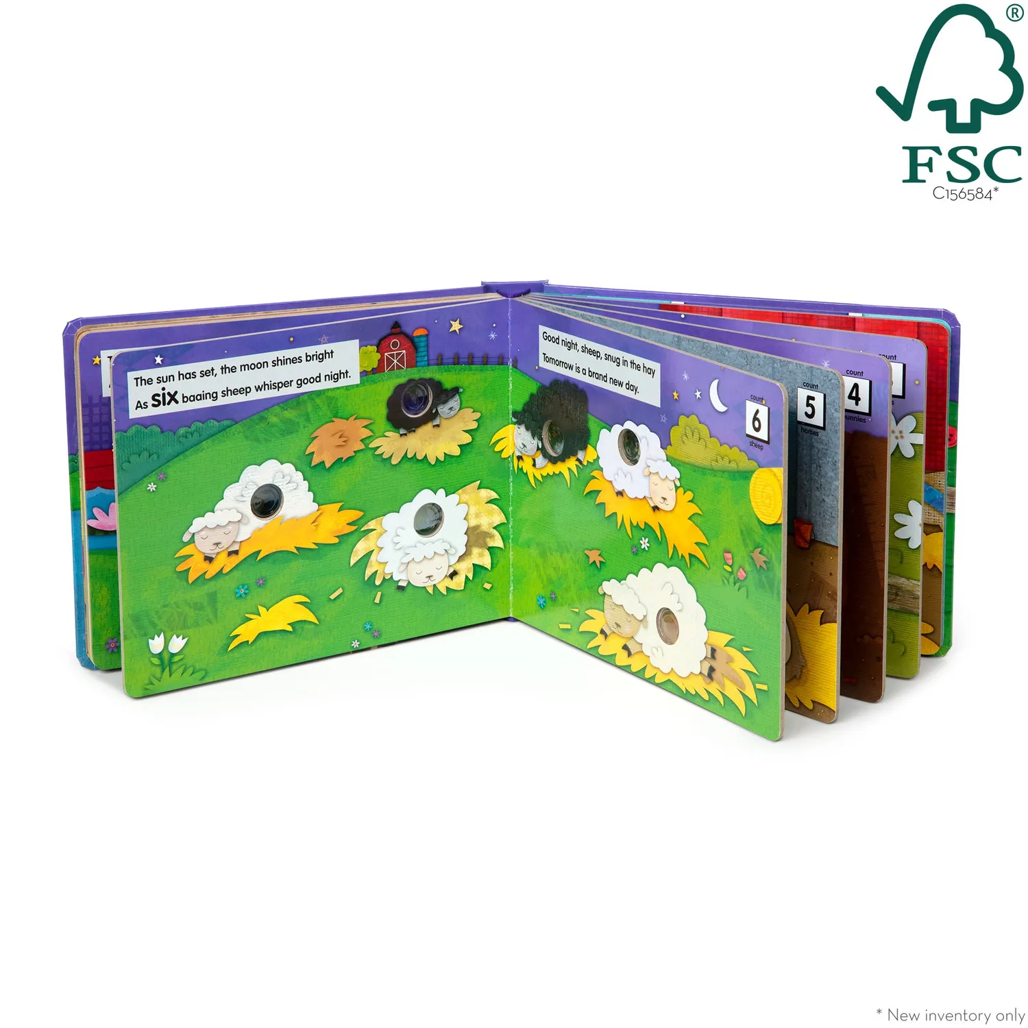 Melissa & Doug Poke-a-Dot Good Night kartonboek dieren klik