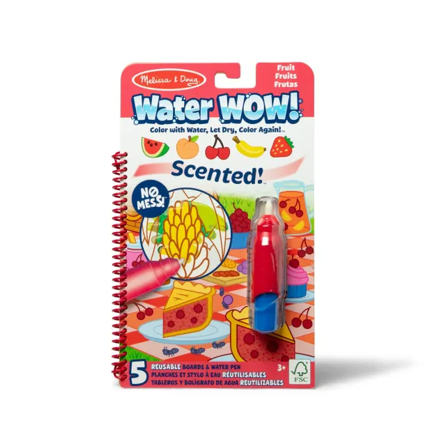 Melissa & Doug Water WOW! Fruit waterschilderboek met geur