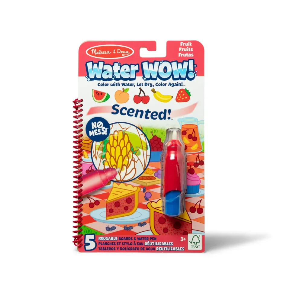 Melissa & Doug Water WOW! Fruit waterschilderboek met geur