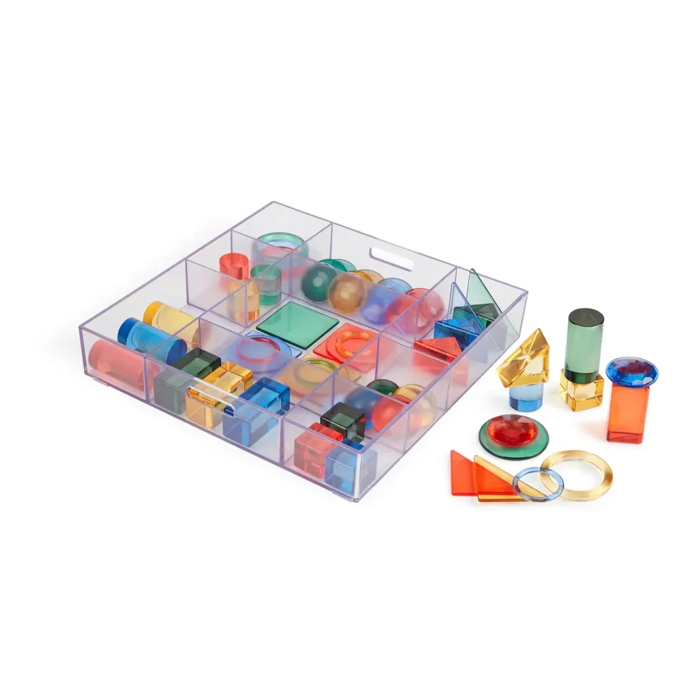 Guidecraft Light Color Toddler Loose Parts STEM kit