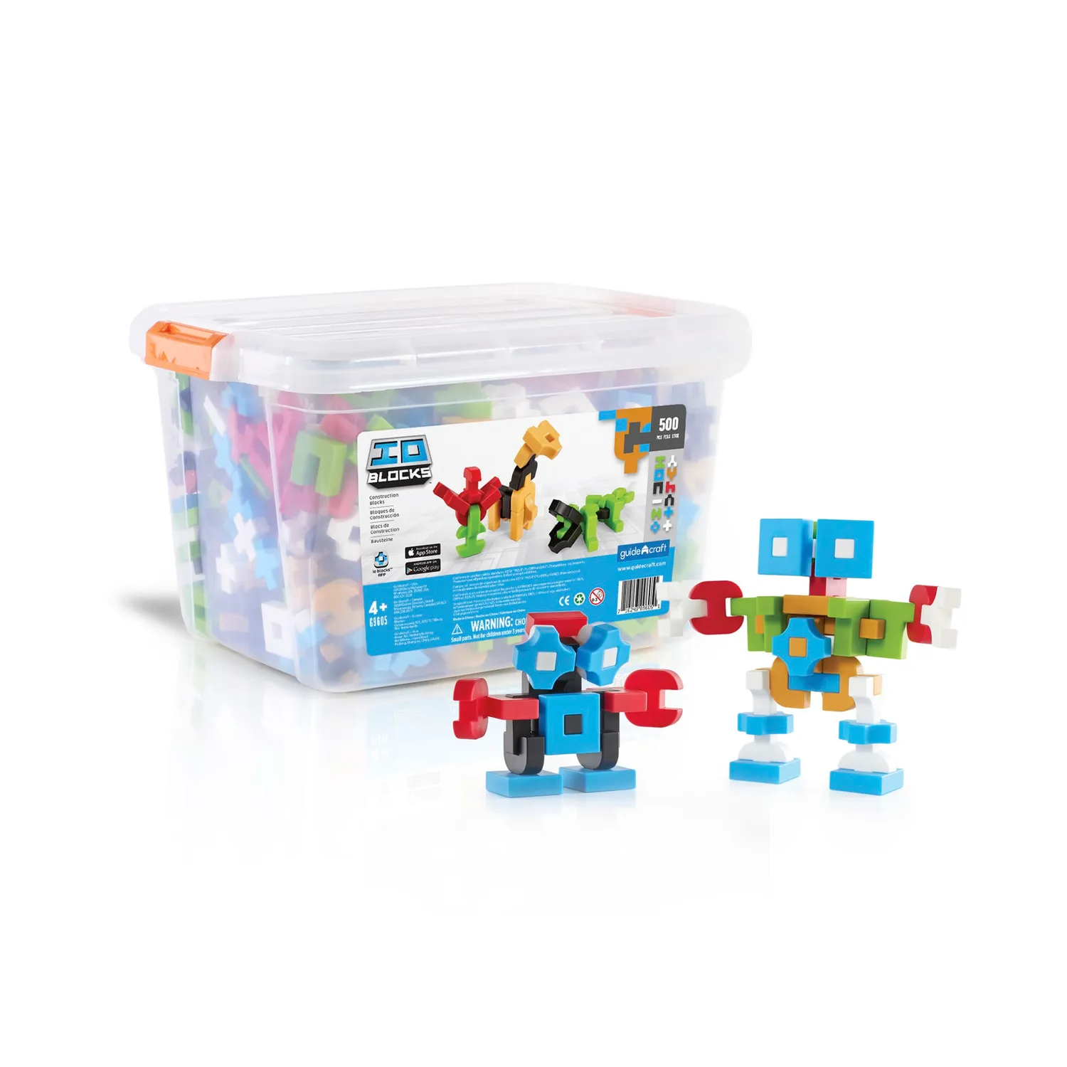 Guidecraft IO Blocks Education Set bouwstenen 1000