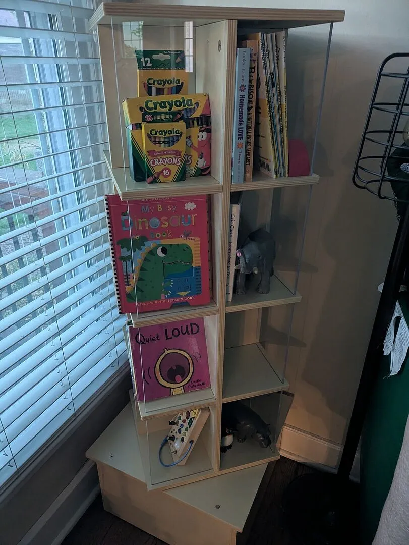 Guidecraft Floor Standing Spinner Display boekenkast 5-laags
