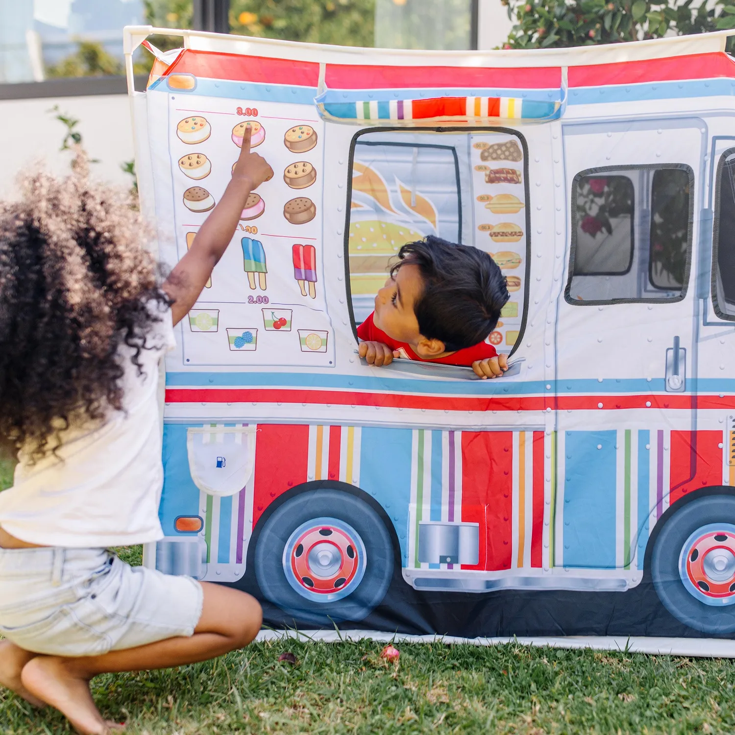 Melissa & Doug Food Truck speeltent 2-in-1 groot