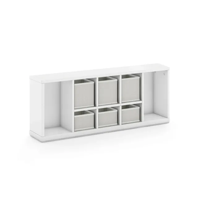 Martha Stewart Kids Cubby Organizer opberger Linen White