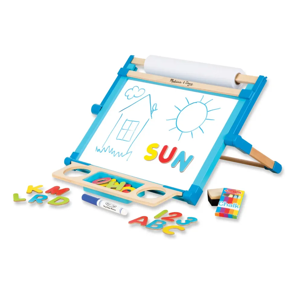 Melissa & Doug Double-Sided tafelezel magnetisch inklapbaar