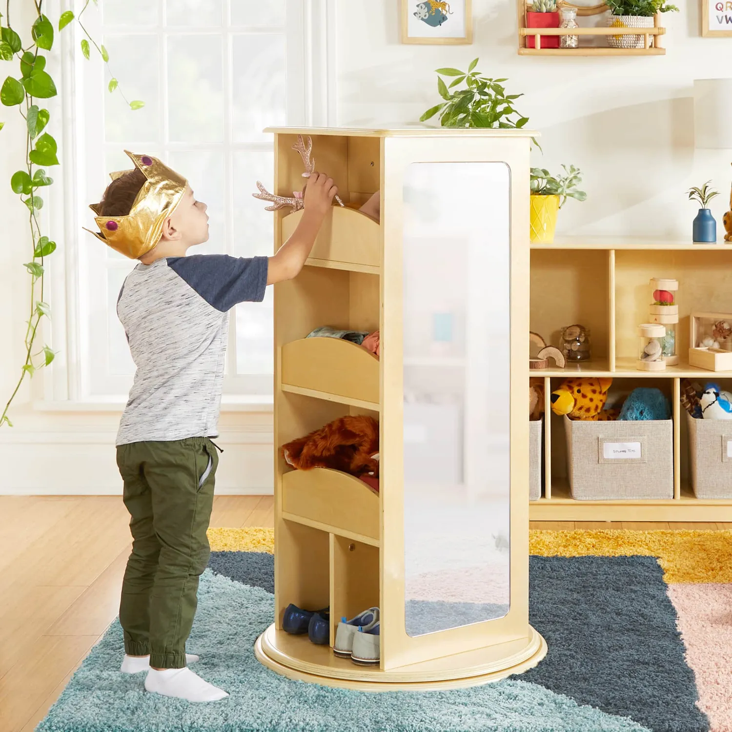 Guidecraft Rotating Dress Up Storage verkleedkast draaibaar