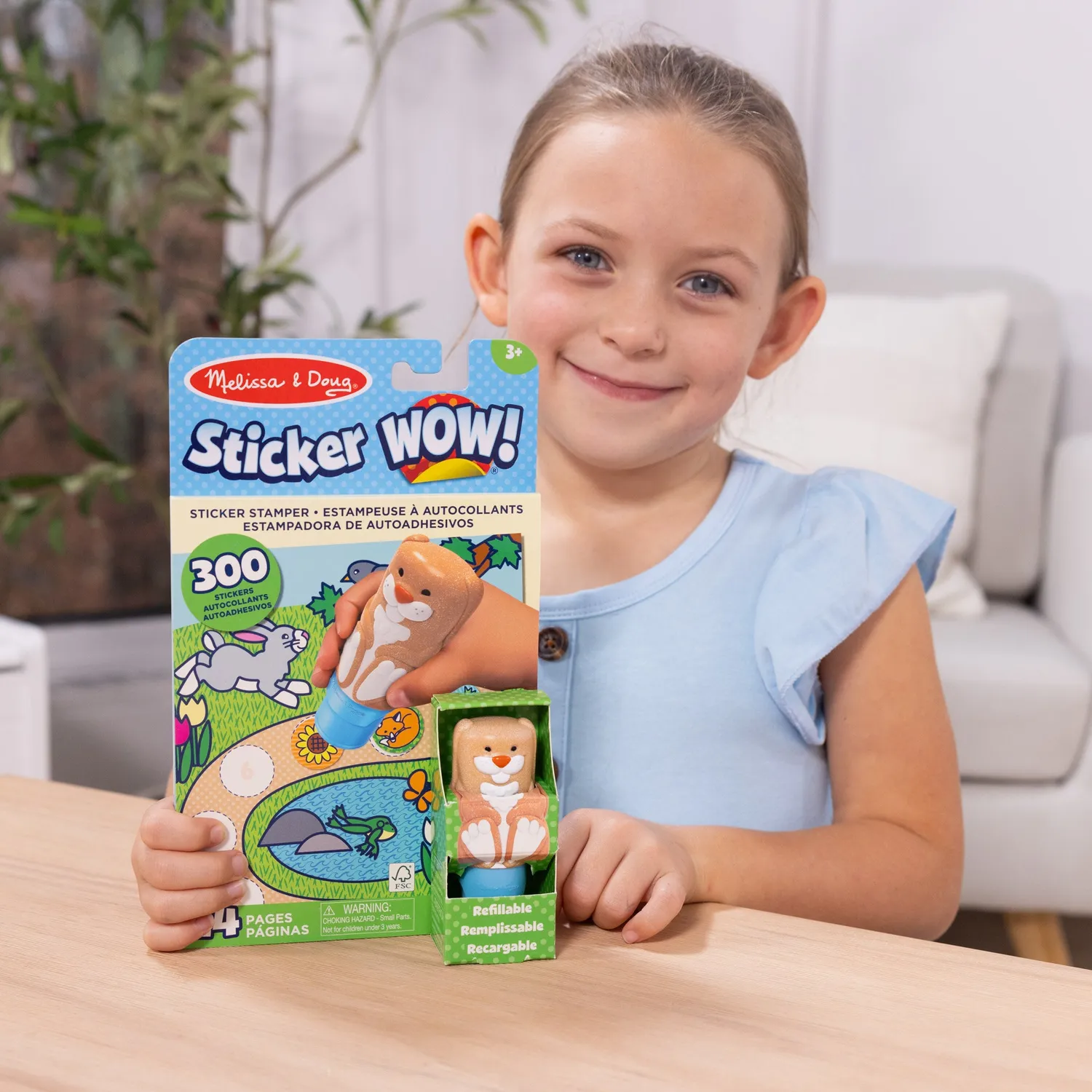 Sticker WOW Konijn Stempelset met 500 Stickers