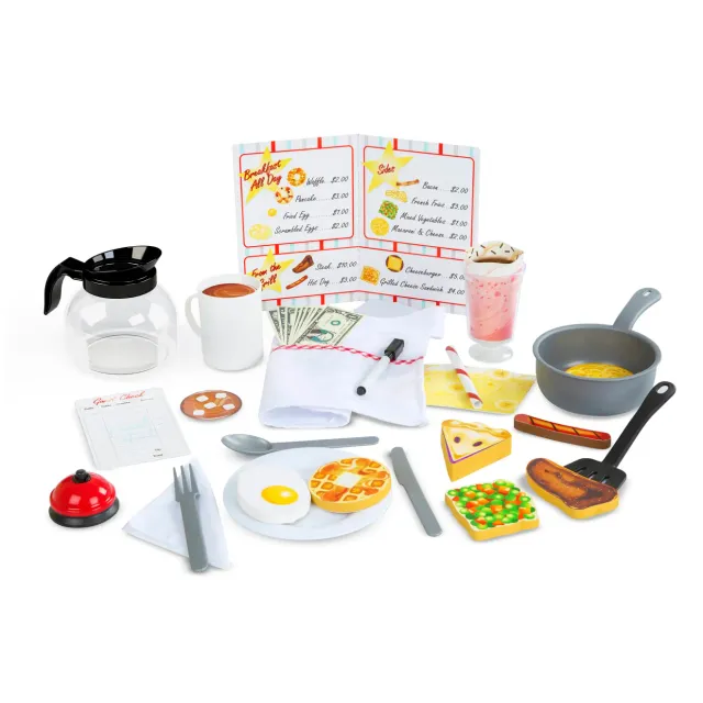 Melissa & Doug Star Diner restaurant speelset 41-delig