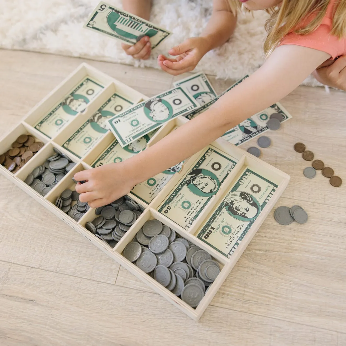 Melissa & Doug Classic speelgeld set winkeltje 50 stuks