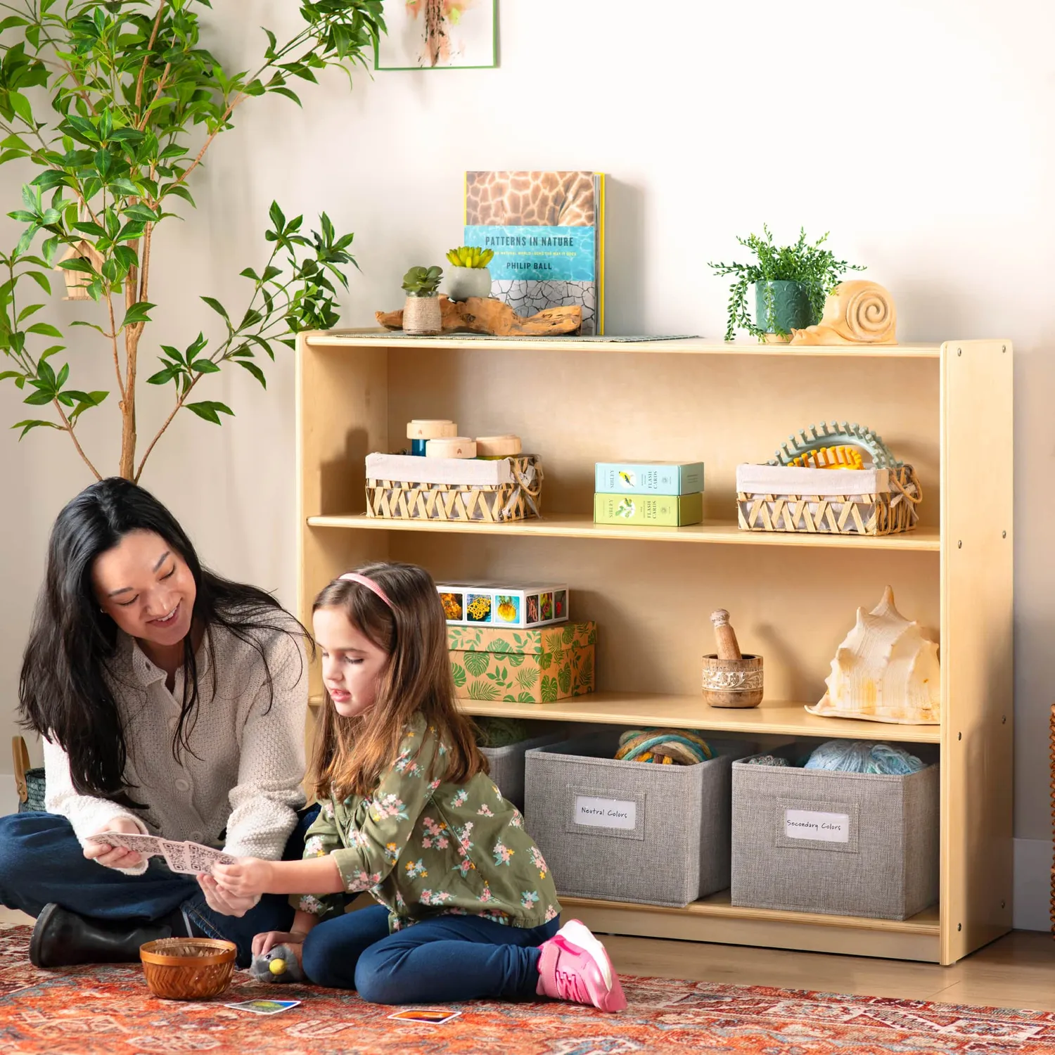 Guidecraft EdQ 3-Shelf Open Storage 36" opbergkast 3 vakken