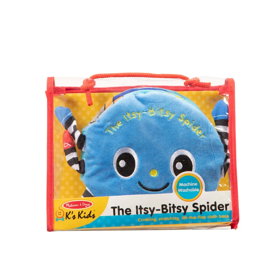 Melissa & Doug K's Kids Itsy-Bitsy Spider voelboek stof