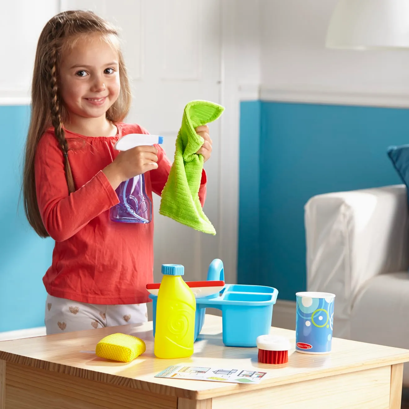 Melissa & Doug Let’s Play House schoonmaakset 9-delig 3-5 jaar