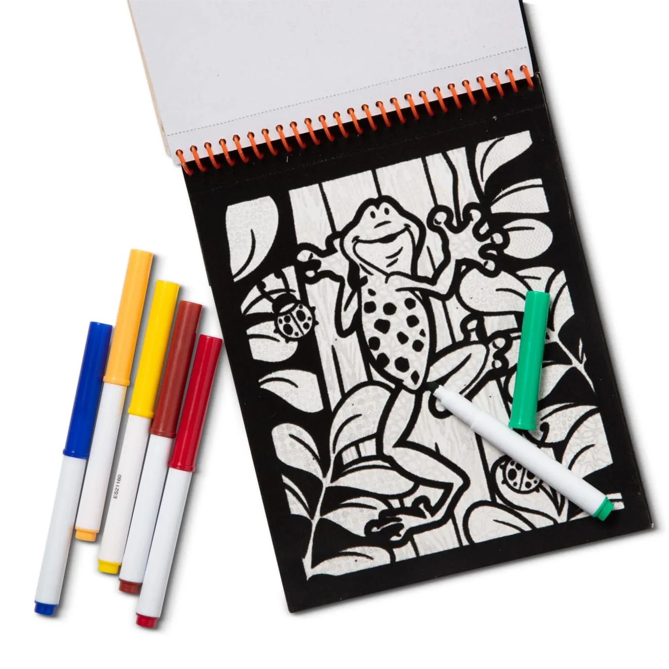 Melissa & Doug Magic Velvet Animal kleurboek met 6 stiften