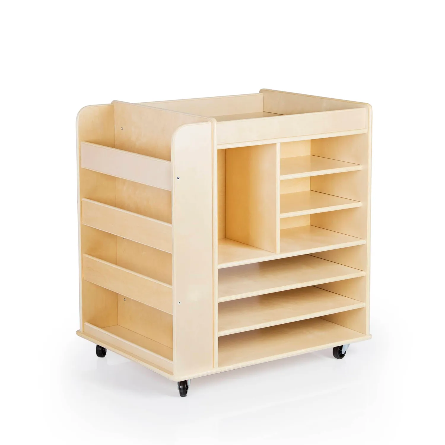 Guidecraft Art Cart opbergkar berkenhout