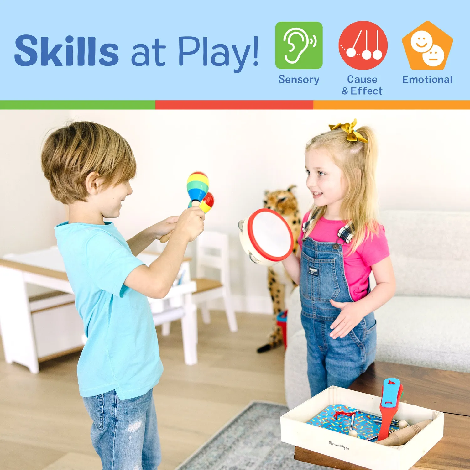Melissa & Doug Band-in-a-Box muziekset 10-delig