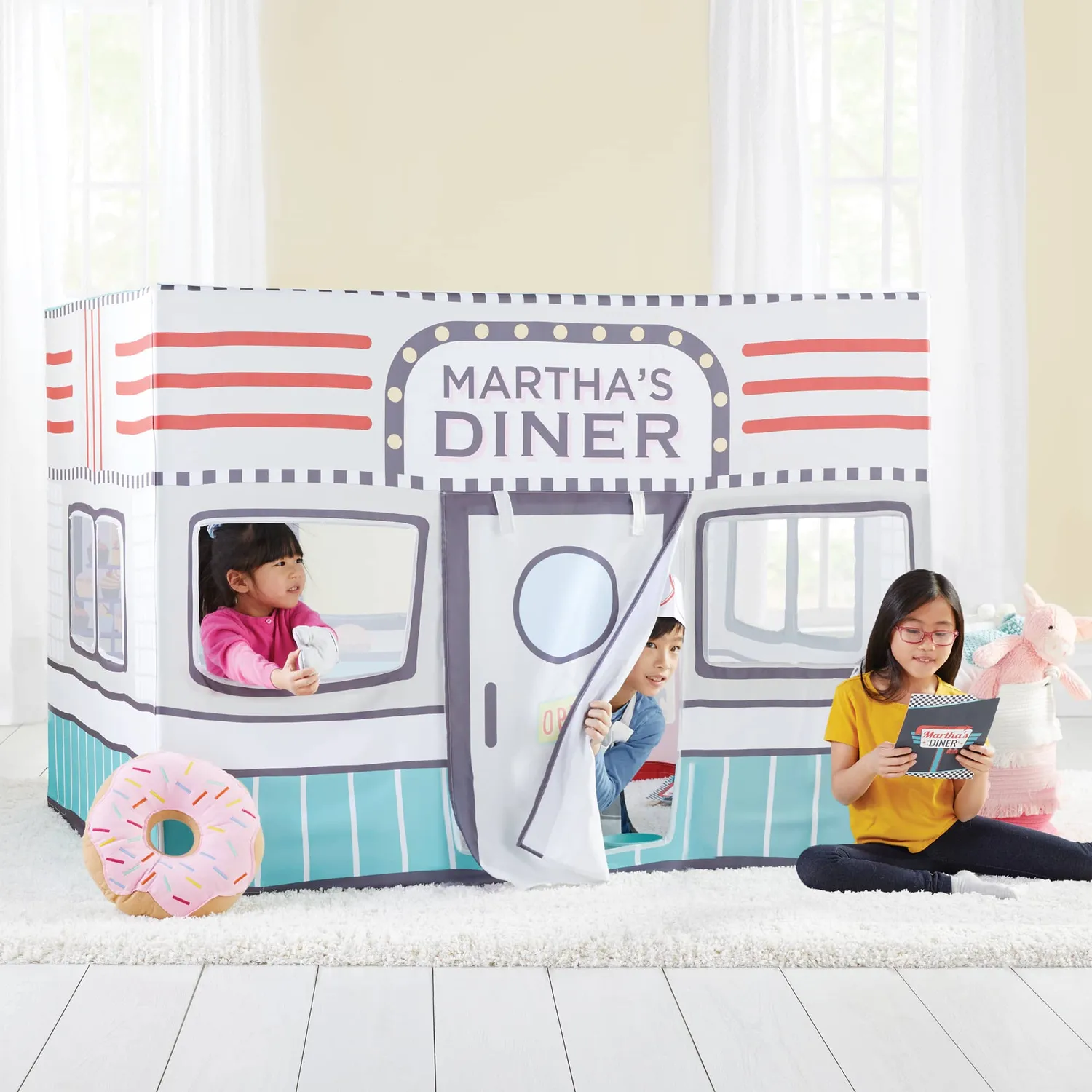Guidecraft Martha Stewart Kids Diner speeltent restaurant 3 jaar