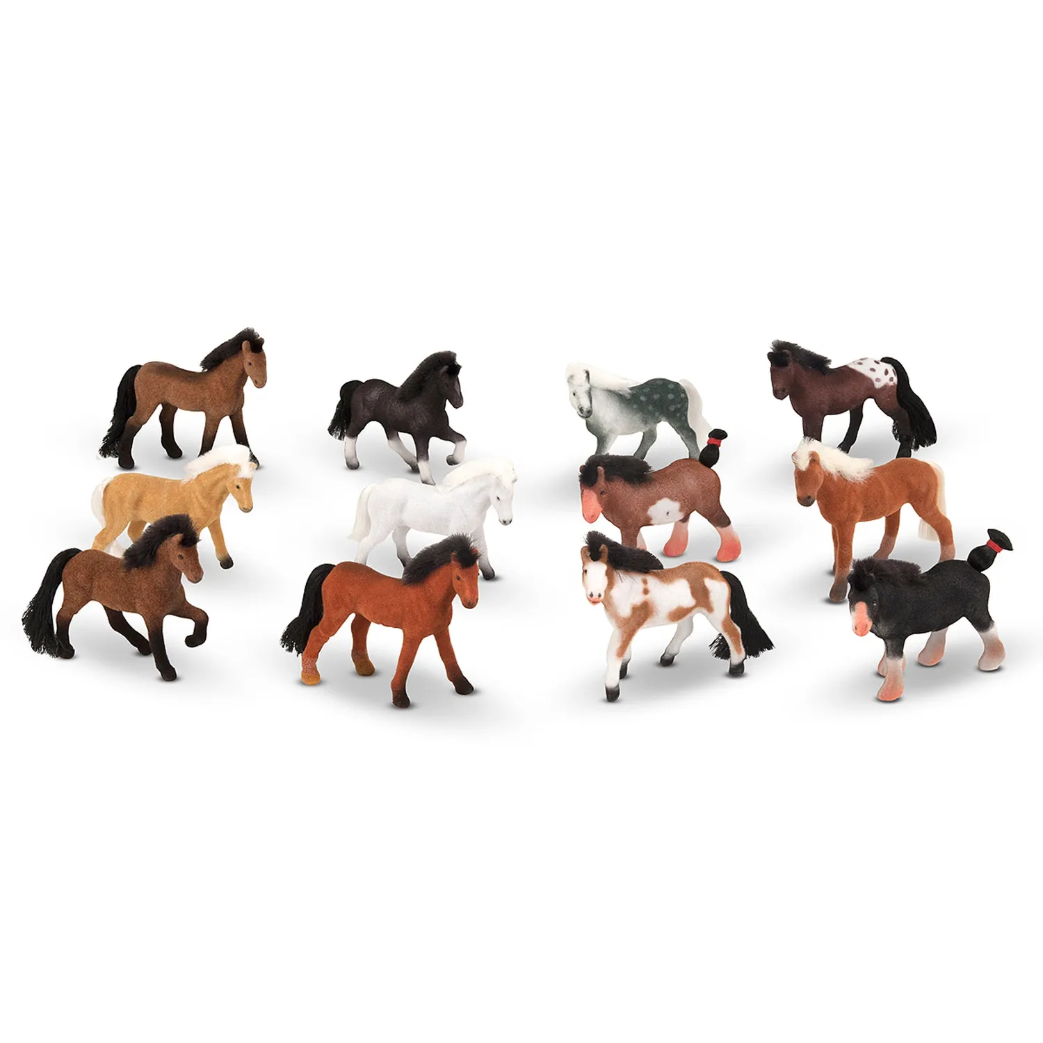 Melissa & Doug Pasture Pals paarden speelset 12-delig