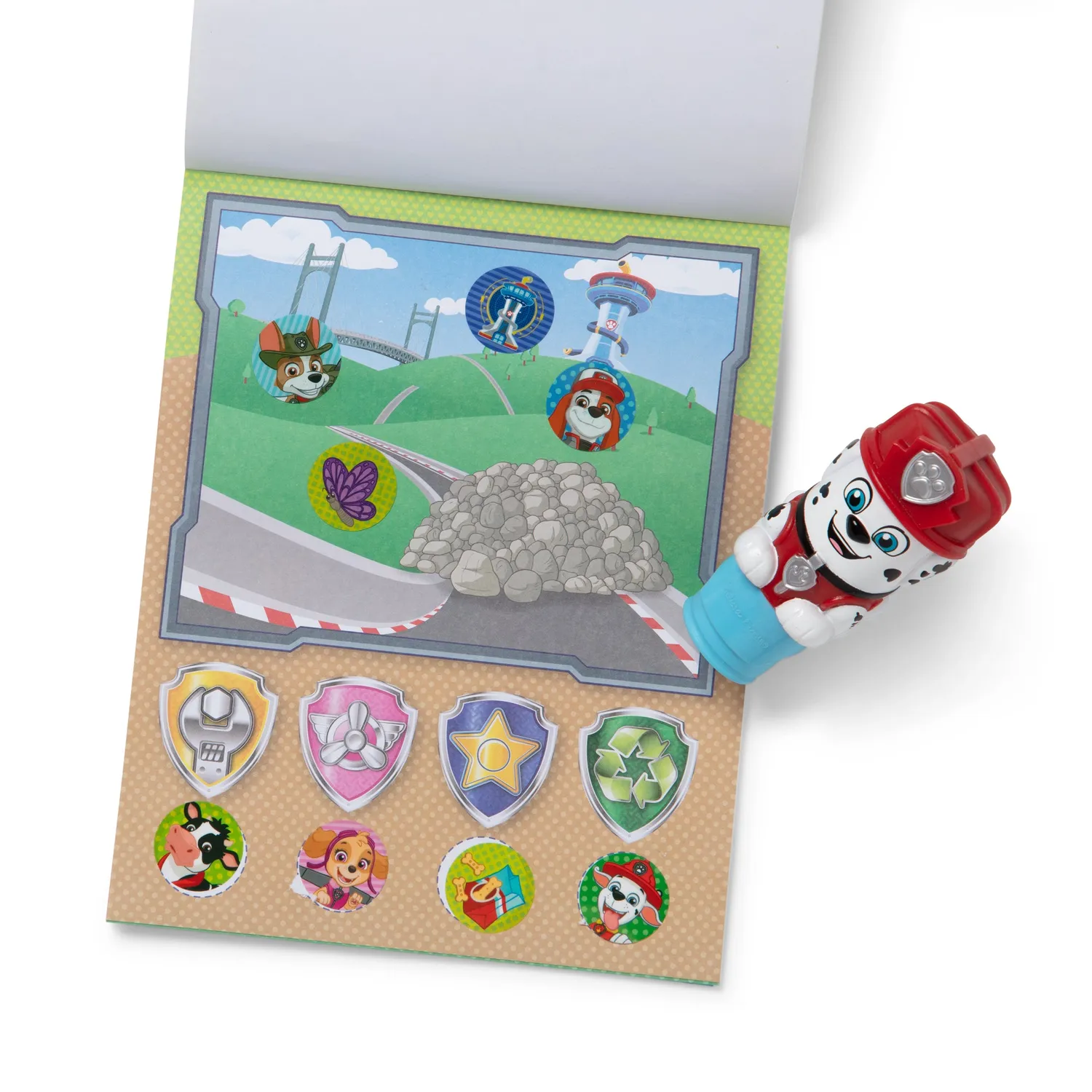 Melissa & Doug Sticker WOW! stickerboek PAW Patrol Marshall