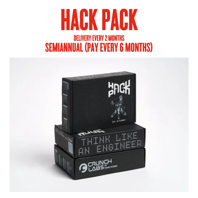 Mark Rober Hack Pack abonnement halfjaar robot