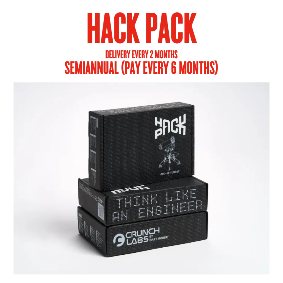 Mark Rober Hack Pack abonnement halfjaar robot