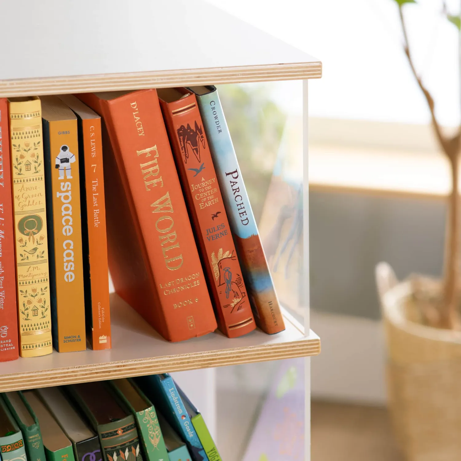 Guidecraft EdQ Rotating Big Book Display boekenkast wit draaibaar