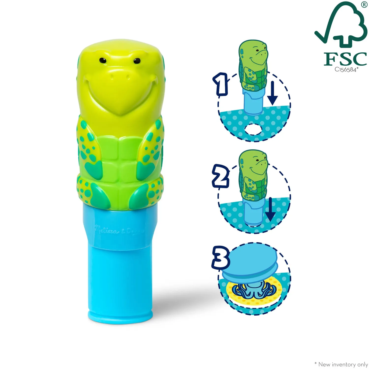 Melissa & Doug Sticker WOW! stickerboek zeeschildpad pad