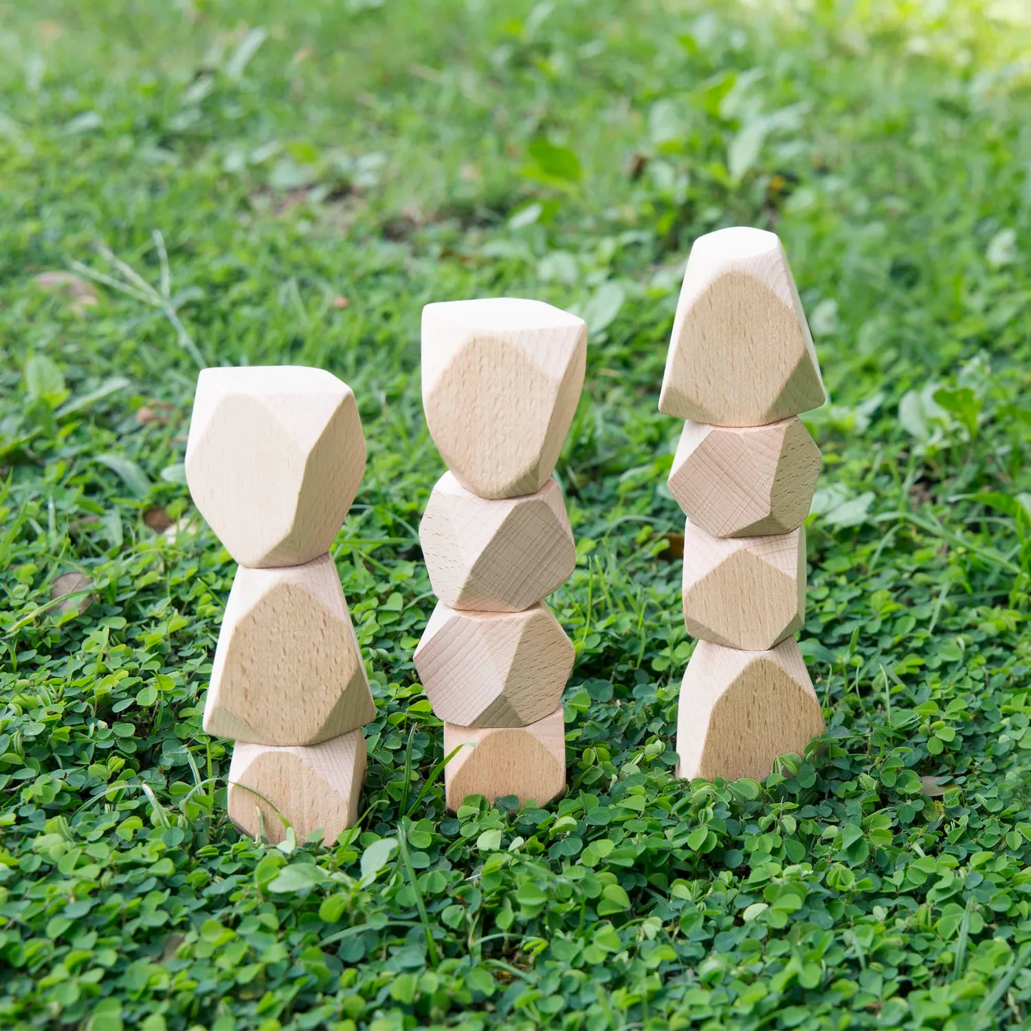 Guidecraft Wood Stackers Standing Stones stapelstenen 20-delig