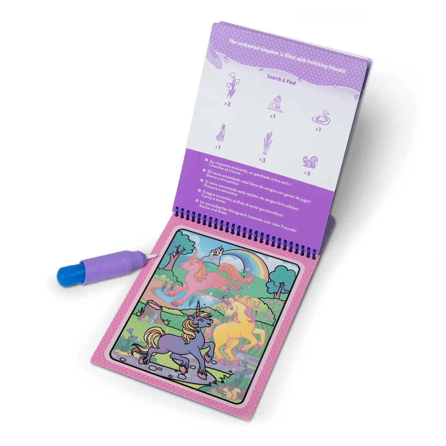 Melissa & Doug Water WOW! eenhoorn watertekenboek herbruikbaar