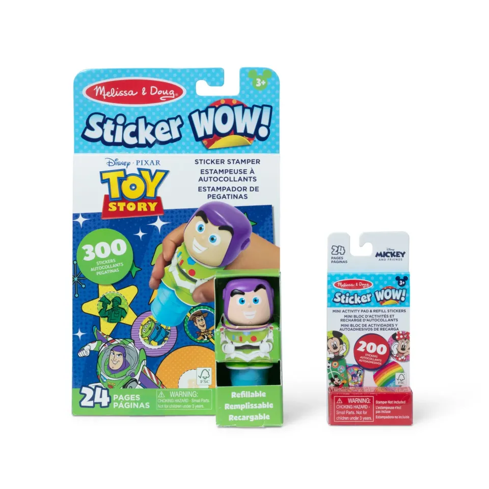 Melissa & Doug Sticker WOW Buzz Lightyear stempelset Disney
