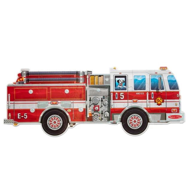 Melissa & Doug Giant Fire Truck vloerpuzzel 24 stukjes