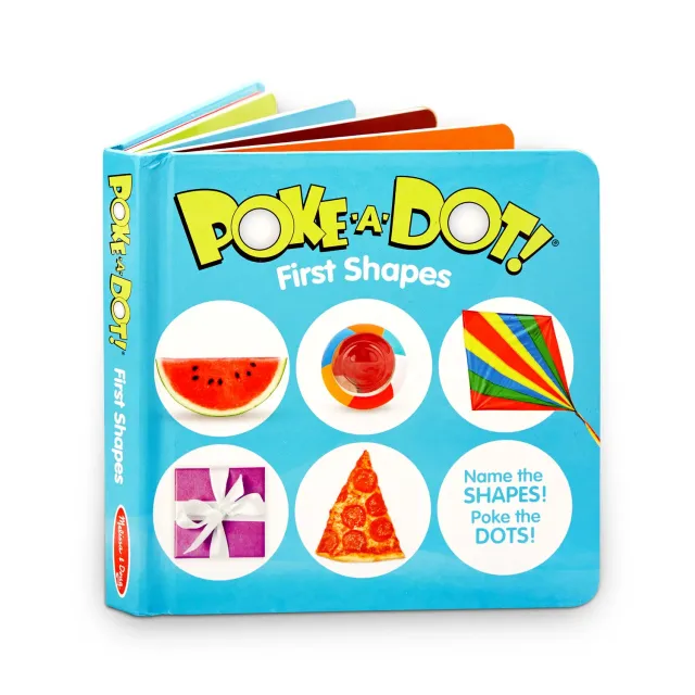 Melissa & Doug Poke-a-Dot First Shapes kartonboek vormen