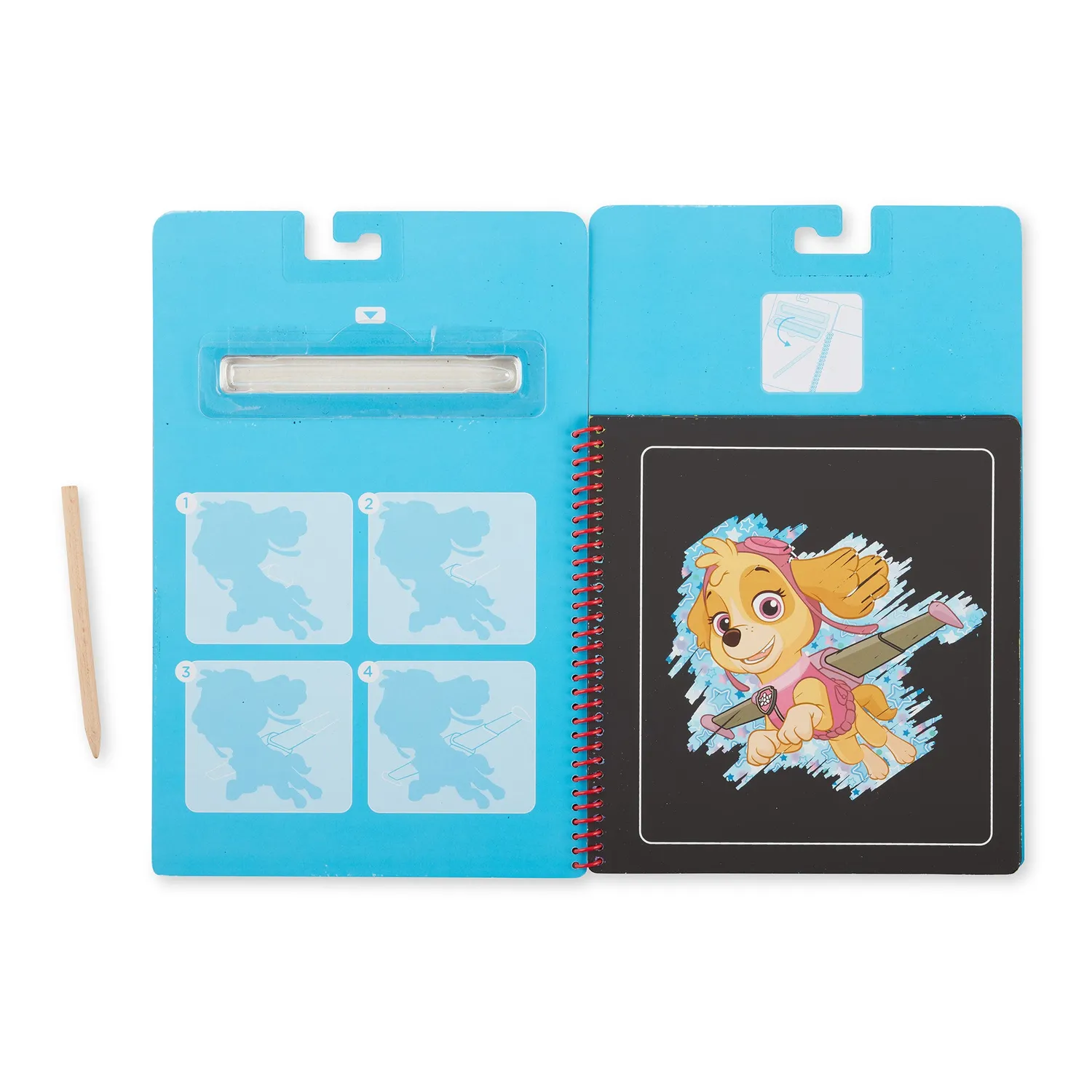 Melissa & Doug PAW Patrol Skye krasblok met pen