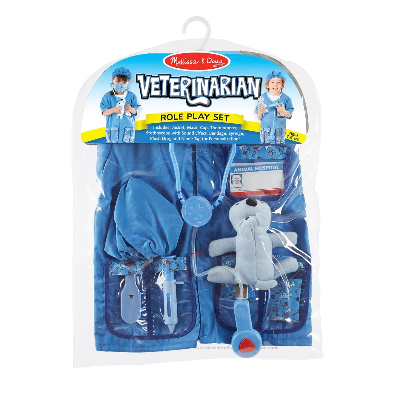 Melissa & Doug Veterinarian Role Play Costume Set verkleedset