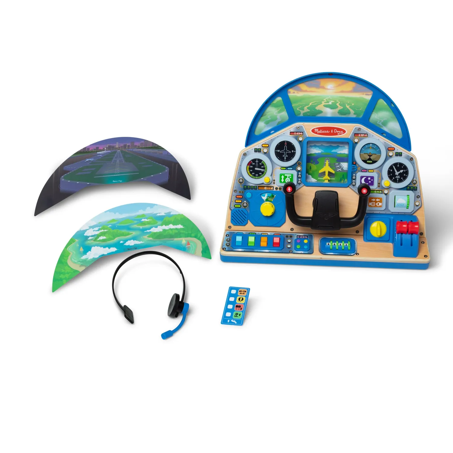 Melissa & Doug Jet Pilot Interactive Dashboard cockpit 3-5 jaar