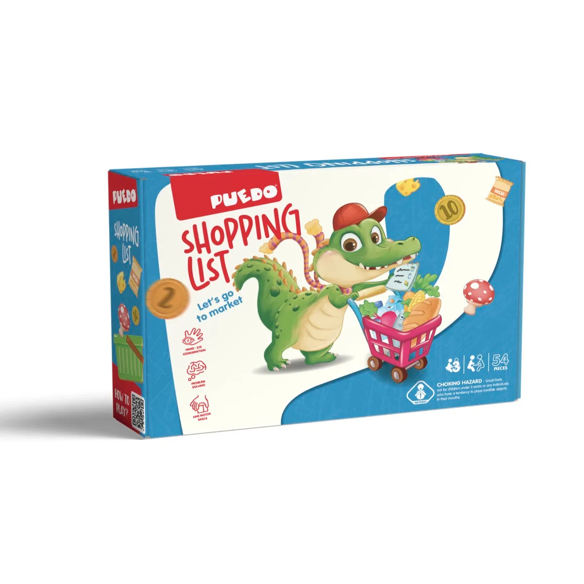 Puedo Shopping List bordspel boodschappen leren 3+