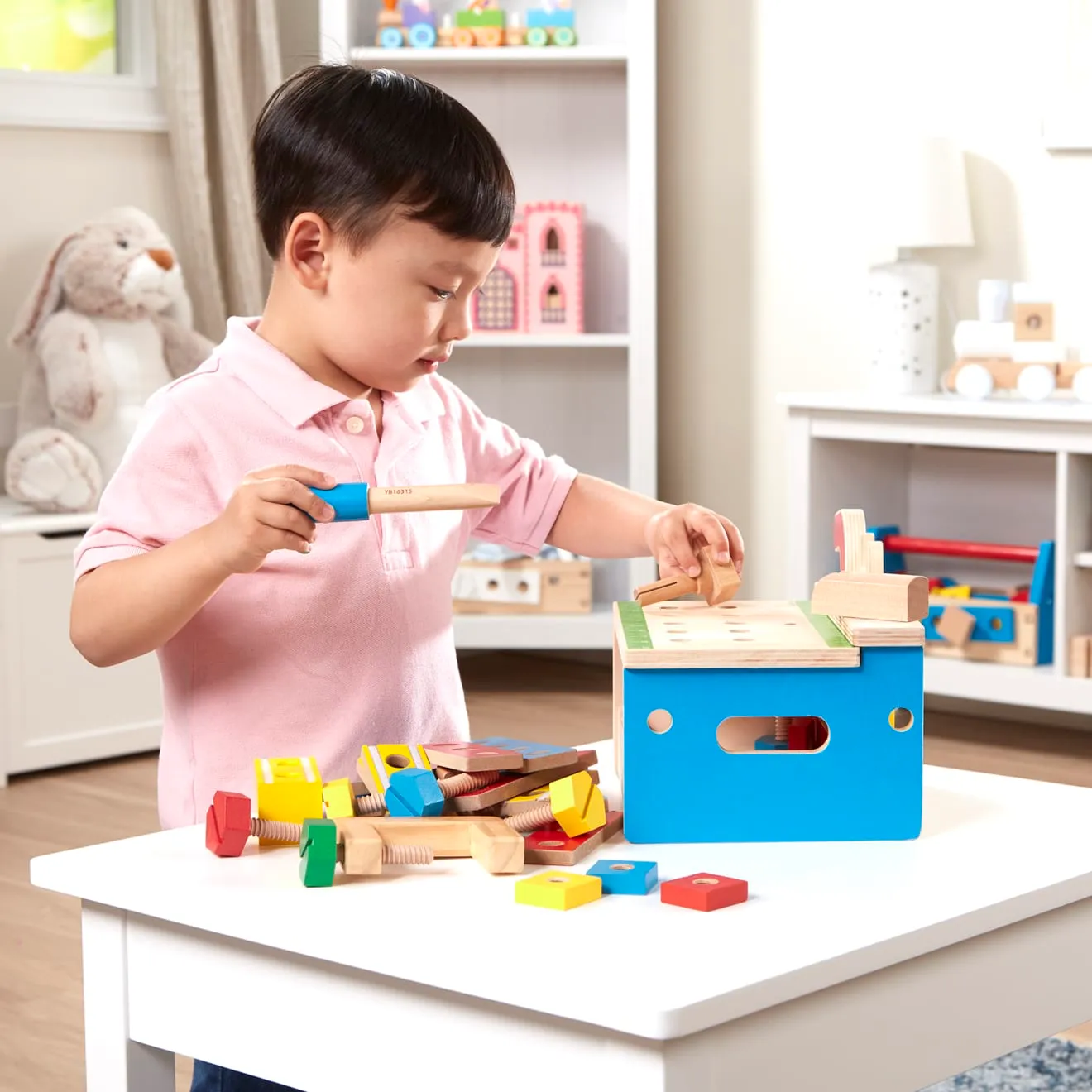 Melissa & Doug Hammer & Saw werkbank hout 32-delig