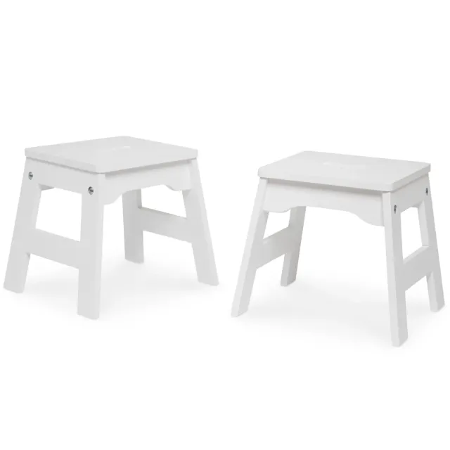 Melissa & Doug Wooden Stools kinderkrukjes 2 stuks hout
