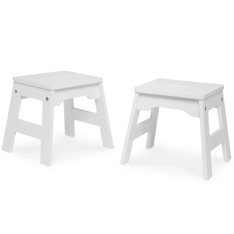 Melissa & Doug Wooden Stools kinderkrukjes 2 stuks hout