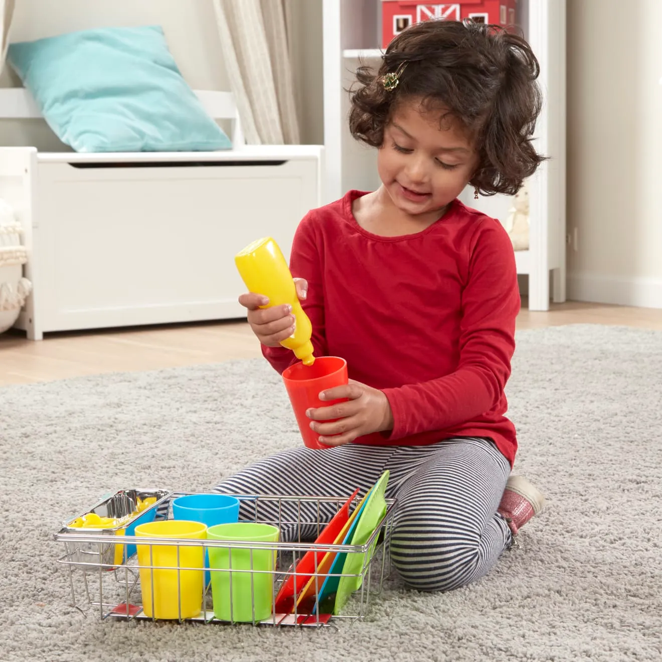 Melissa & Doug Let’s Play House afwas speelservies 4-persoons