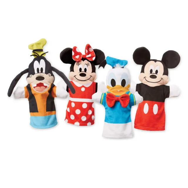 Melissa & Doug Mickey Mouse Friends handpoppen 4 stuks zacht