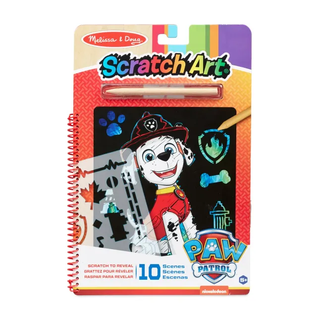 Melissa & Doug PAW Patrol Marshall krasblok 10 pagina's