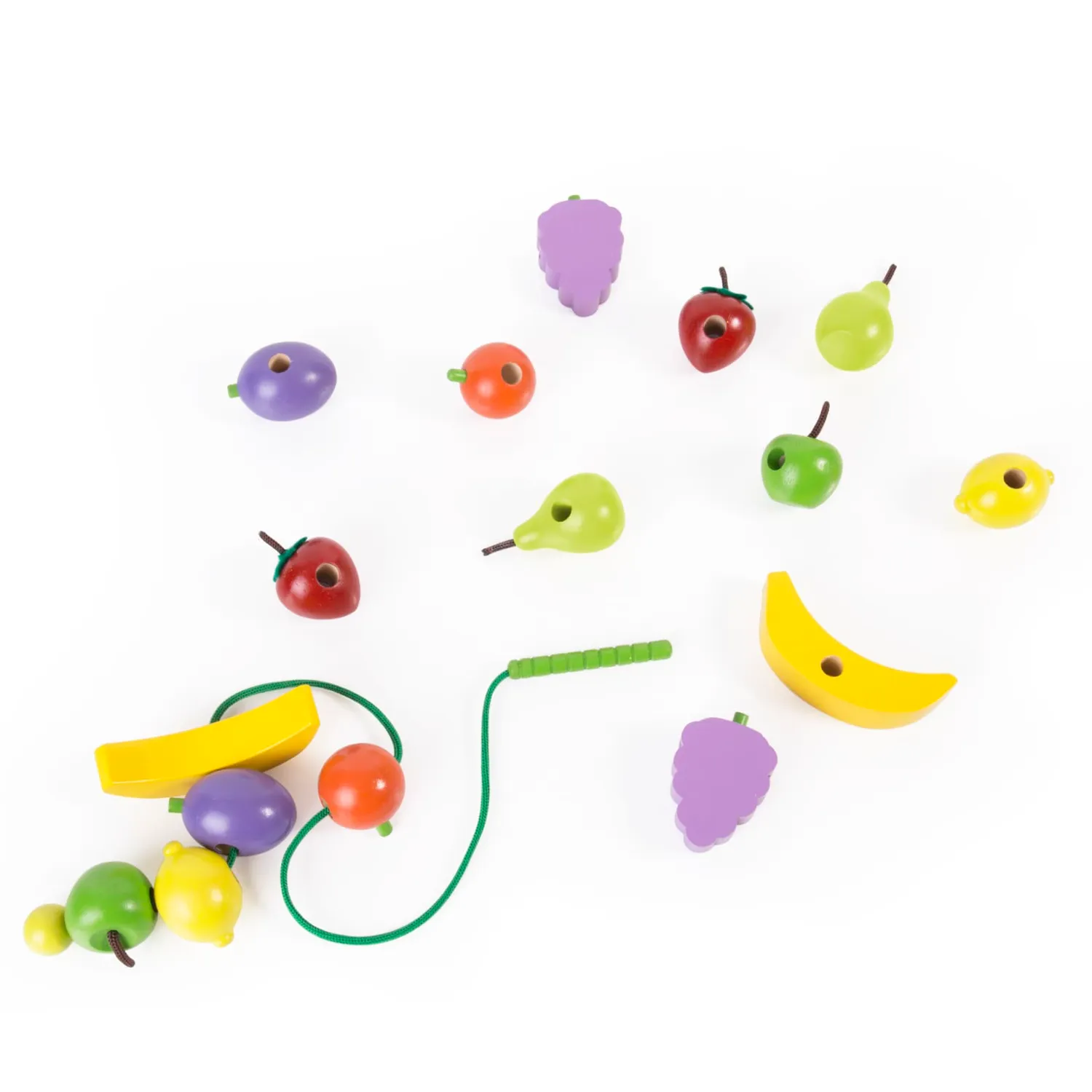 Guidecraft Count and Lace Fruit rijgspel 3+