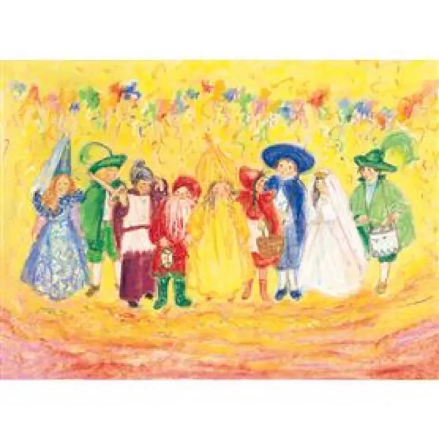Ginger Fairy Marjan van Zeyl Kindercarnaval kaart 10,5x15 cm