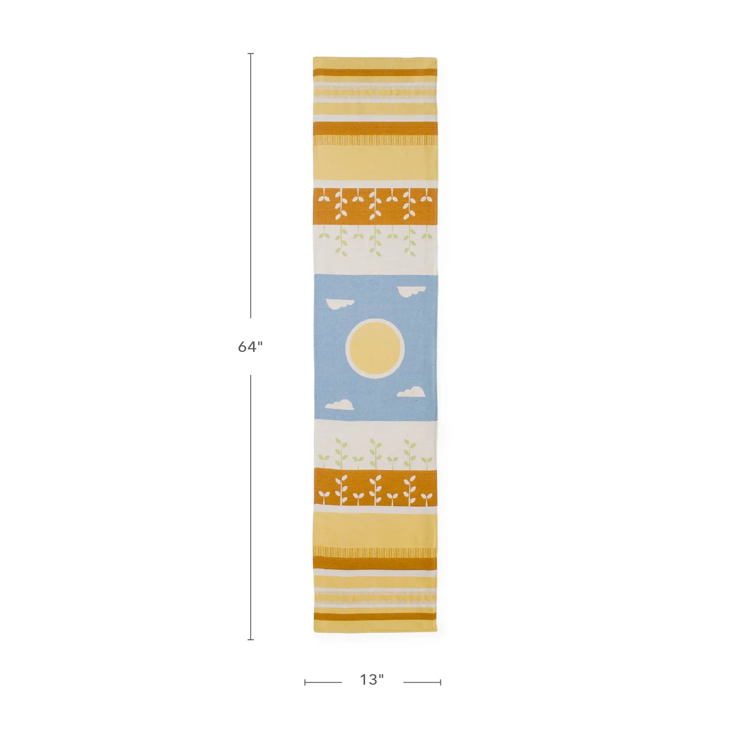 Guidecraft Summer tafelloper decoratie 64 x 13 inch stof