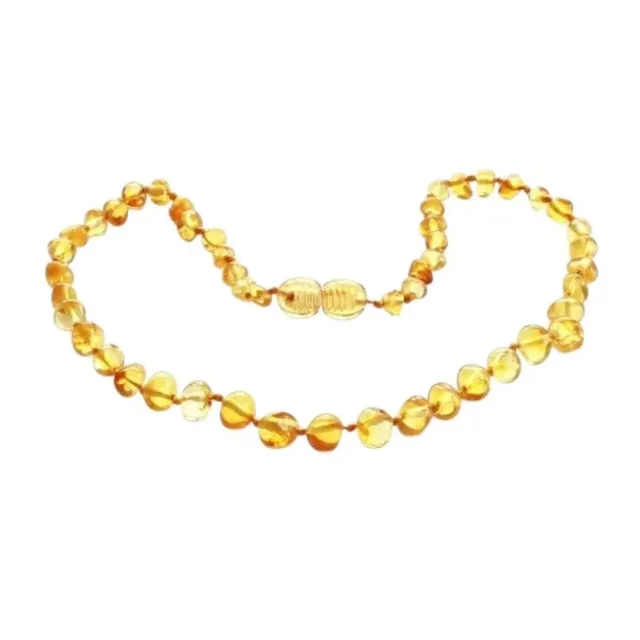 Ginger Fairy Kinderketting Barnsteen lemon glans 32 cm