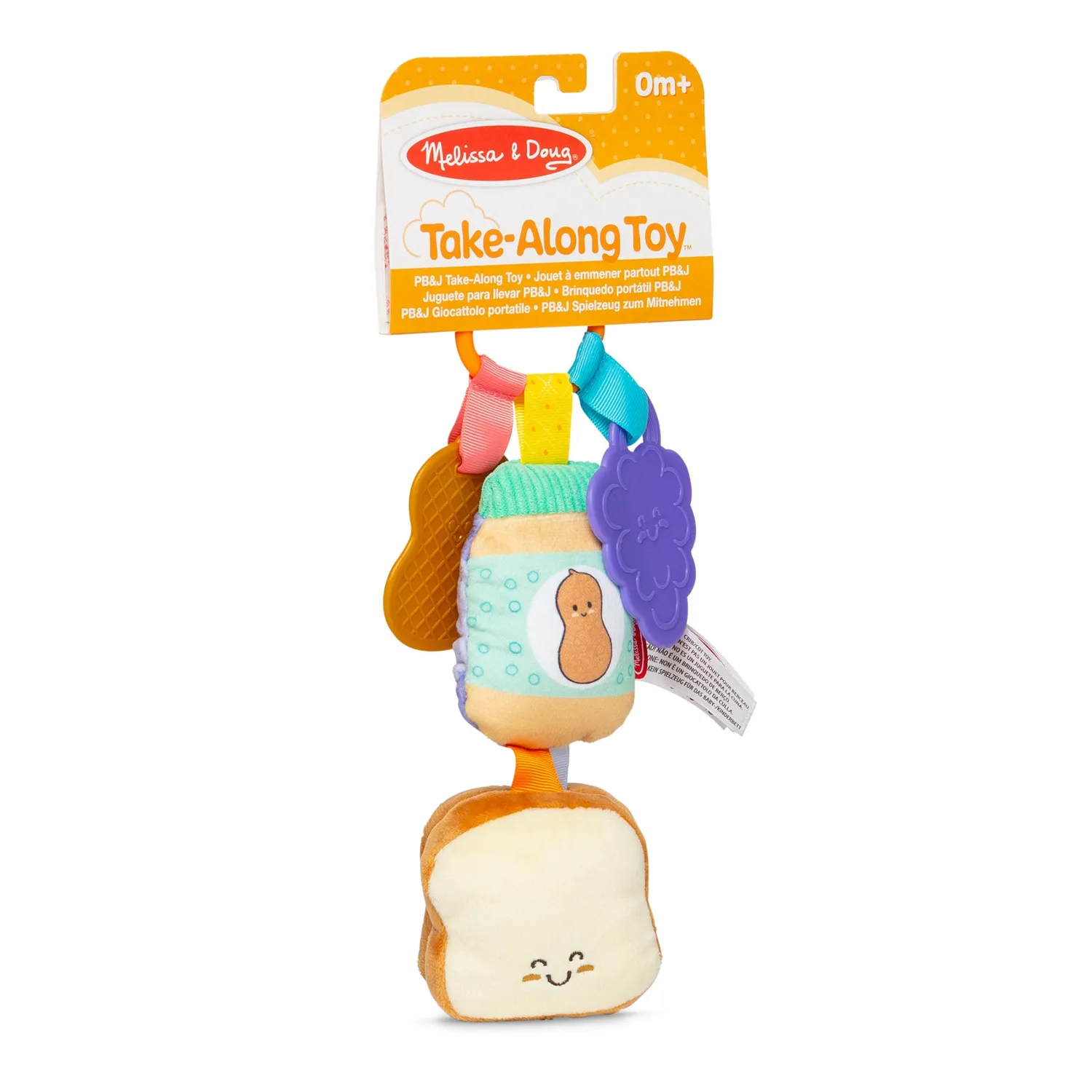 Melissa & Doug PB&J babyspeeltje 6-delig zintuiglijk