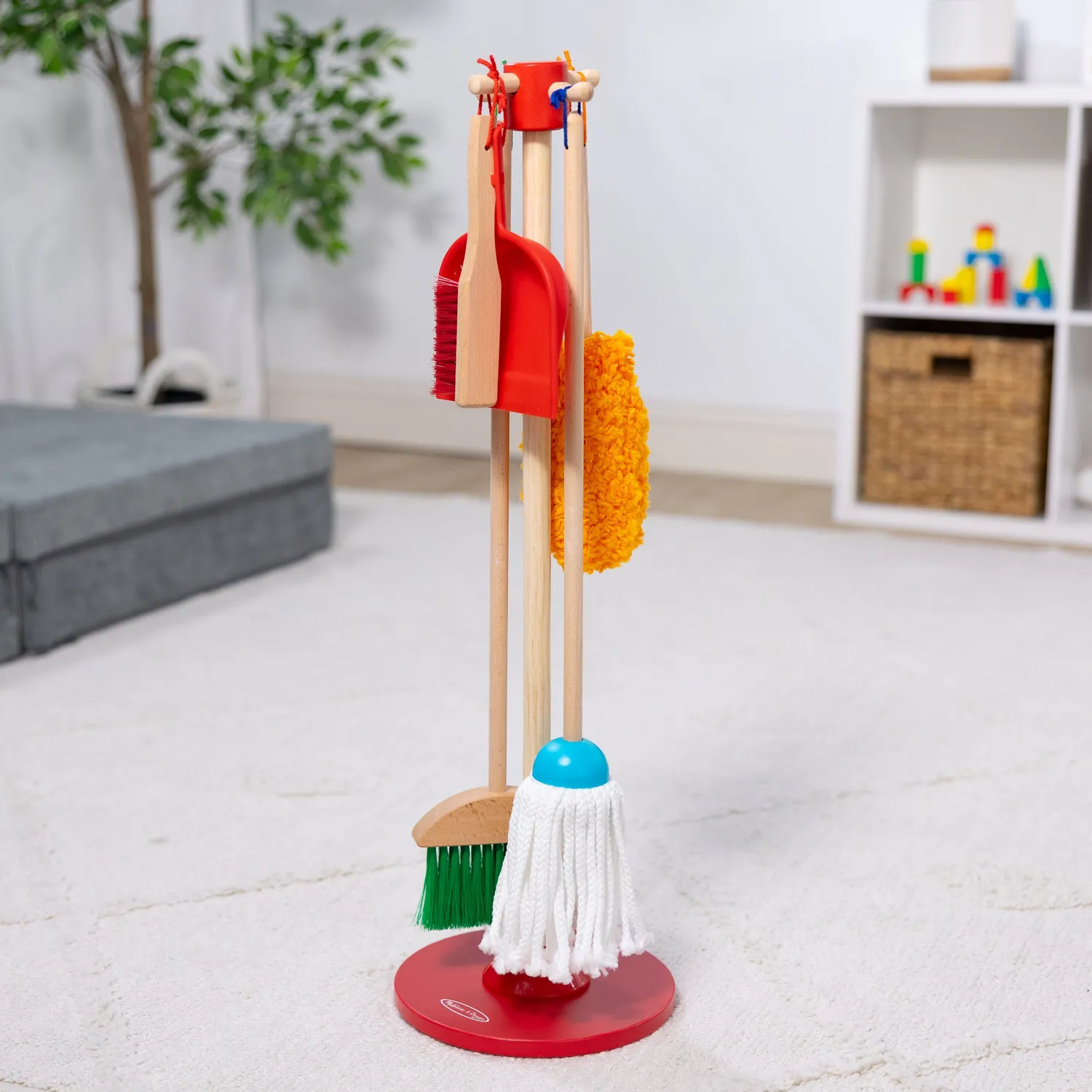 Melissa & Doug Dust Sweep Mop schoonmaakset 6-delig