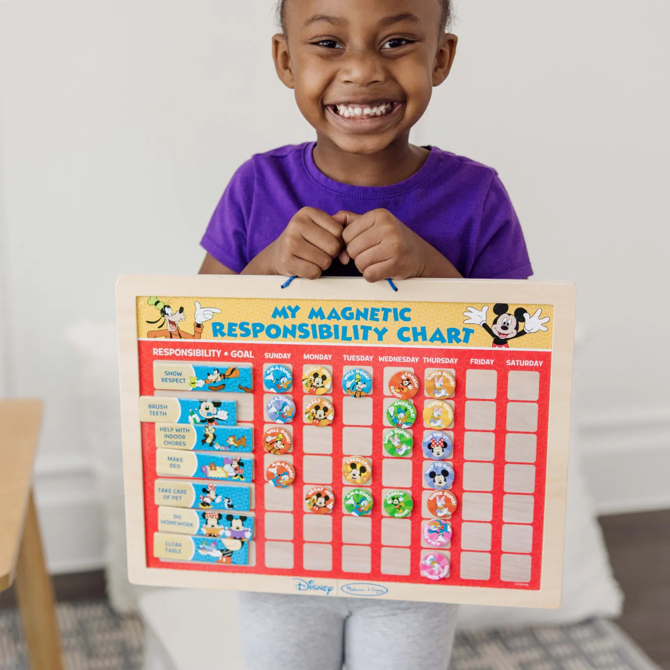 Melissa & Doug Mickey Mouse magneetbord beloning 90st